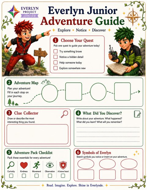 Everlyn Junior Adventure Guide printable preview
