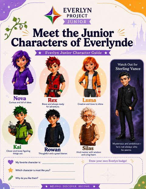 Everlyn Junior Character Guide printable preview