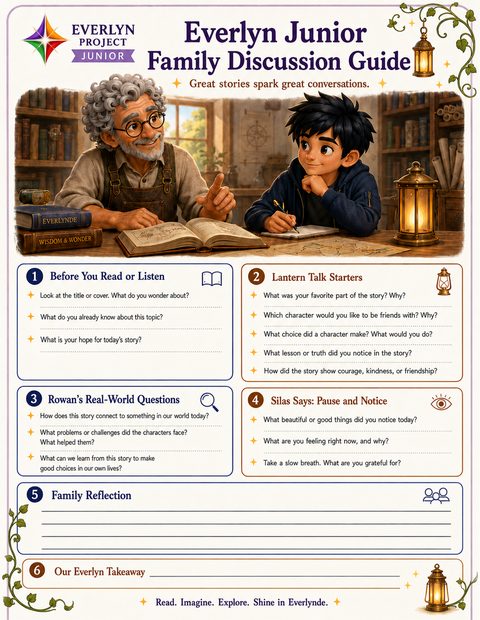 Everlyn Junior Family Discussion Guide printable preview